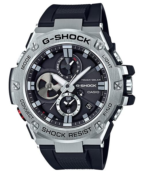 Casio Men's Stainless Steel 200M Water Resistant Shock Resistant Quartz Watch GST-B100-1A