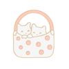 Creative Cartoon Cat Brooch: Hide-and-Seek Sleeping Cat Fashion Accessory for Clothing and Bags