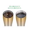Thermos Vacuum Insulated Tumbler Gold Fade Day Gift Beer Men Women Birthday Present 0.6L JDE-601C GD-FD Father's