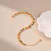 Bohemian Candy Color Rice Bead Ethnic Style Exotic Anklet For Women