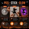 8 BUC/24 BUC Autocolant de Perete LED Halloween 3D Gol Lumină de Noapte Liliac Dovleac, Păianjen Vrăjitoare Castel Fantomă Petrecere Decorare Perete Ornament