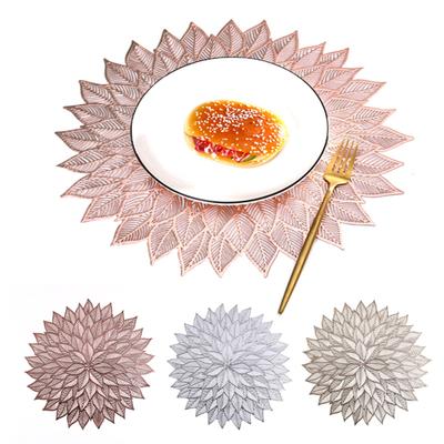 Table Placemat Creative Leaf-Shaped Placemat Dining Table Protection Mat for Home