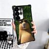 Animal Capybara Cute Plating Phone Case For Samsung Galaxy S24 S25 FE S26 Edge S23 Ultra S22 S21 Plus S20 Anti-Fall Airabag Cove