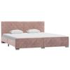 VidaXL Bed Frames Rose Velvet 180x200 Cm