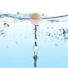 Water Sports Floating Cork Ball Keychain, Buoyant Key Chains, Float Buoy Boats Key Rings Hand Keychains for Sea Surfing