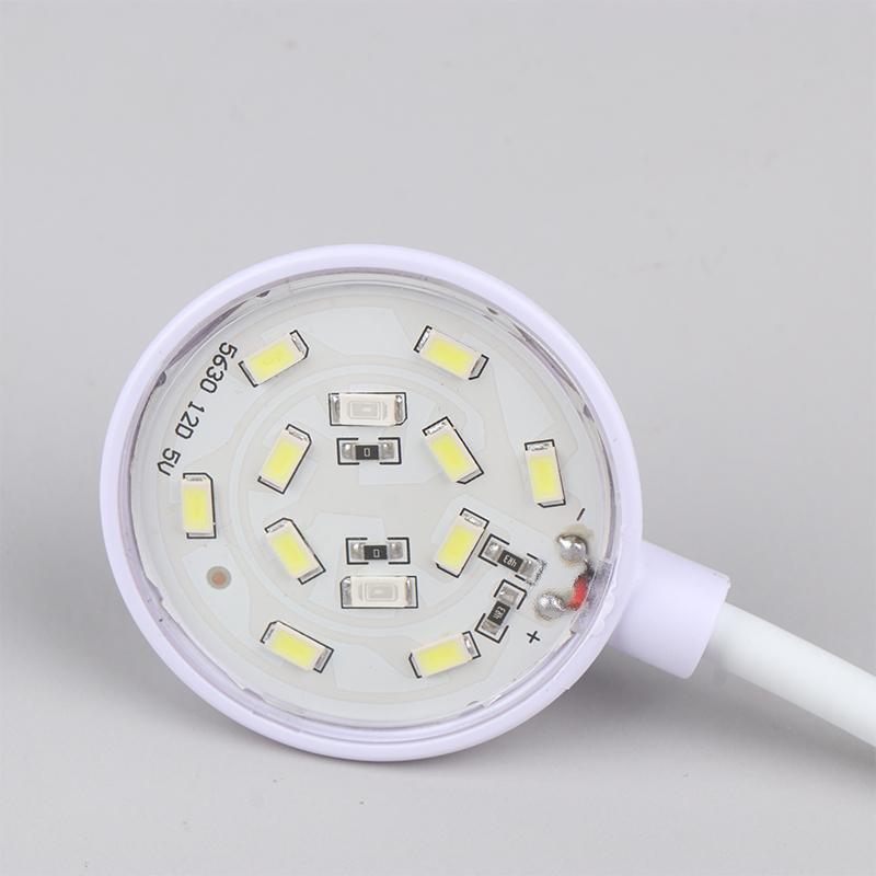 Fish Tanks Clip-On Light Clamp Aquarium Lights Led Beads Lights 360-Degree Rotations 5W Usb Plugs