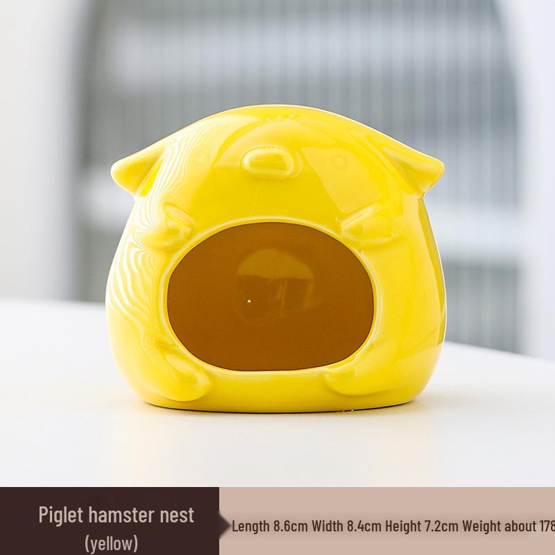 Chladivý keramický úkryt pro křečka: Letní přístřešek a herní domek