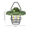 LED Camping Light Retro Hanging Tent Lamp Waterproof Type-c Charging with Hook Battery Indicator Emergency Light for Outdoor