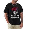 T-shirt Vintage Vétéran 82e Division Aéroportée Tout le Chemin Tee de Travail