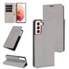 For Samsung Galaxy S21 5G Retro-skin Business Magnetic Suction Leather Case with Holder & Card Slots & Wallet(Black)