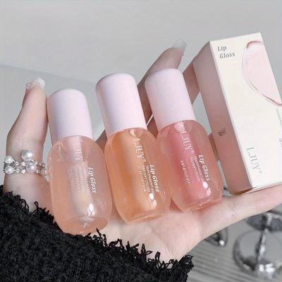 1pc Hydrating Lip Oil Gloss - Intense Hydration, Nourishing Shiny Finish - Lightweight, Long-Lasting, Clear Lip Care for Radiant Kissable Lips