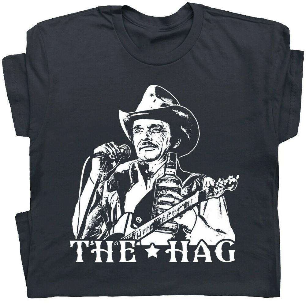 

Merle Haggard The Hag Men Tshirt Black Unisex All Sizes X190 Unisex T-Shirt S