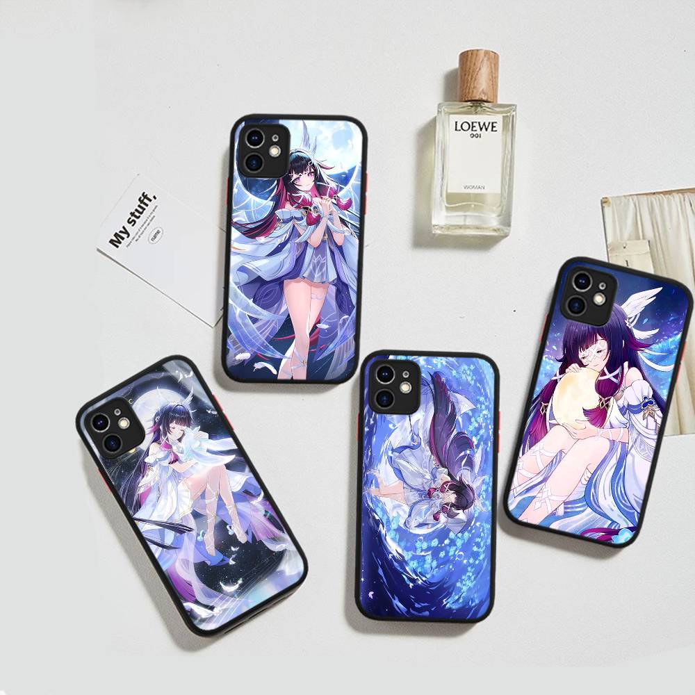 Genshin Impact Columbina Phone Case For IPhone 16 15 14 11 12 13 Pro Max Plus 12 XS Max Back Cover Matte Case