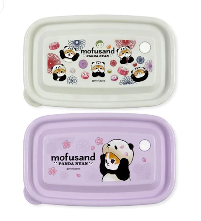 Mofusand Svačinový box 2dílná sada ( Panda Nyan ) Japonsko NOVÝ