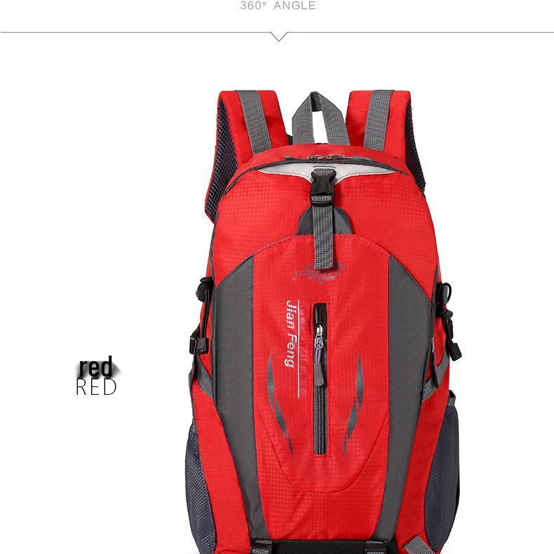 40L Lightweight Color Block Mountaineering Backpack for Women - Perfect for Short Trips & Outdoor Adventures