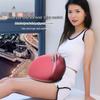 Trapezius Kneading Grasp Spine Massager Pillow with Constant Temperature for Cervical and Lumbar Relief.
