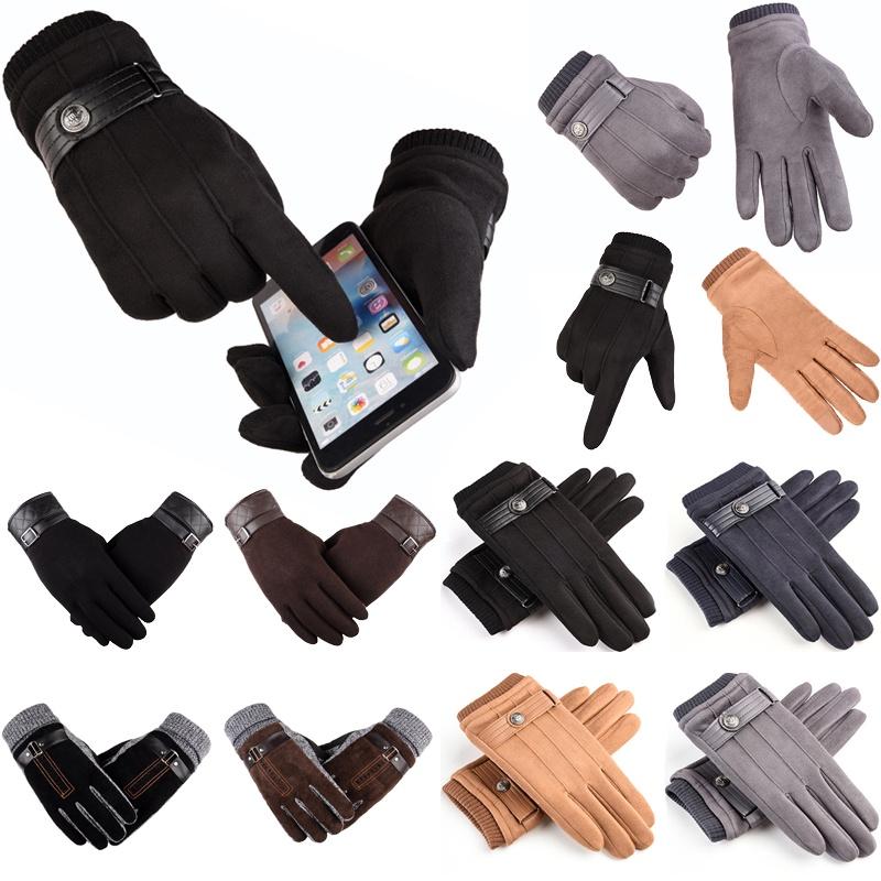 Gants d'hiver coupe-vent imperméables antidérapants thermiques à écran tactile pour hommes et femmes