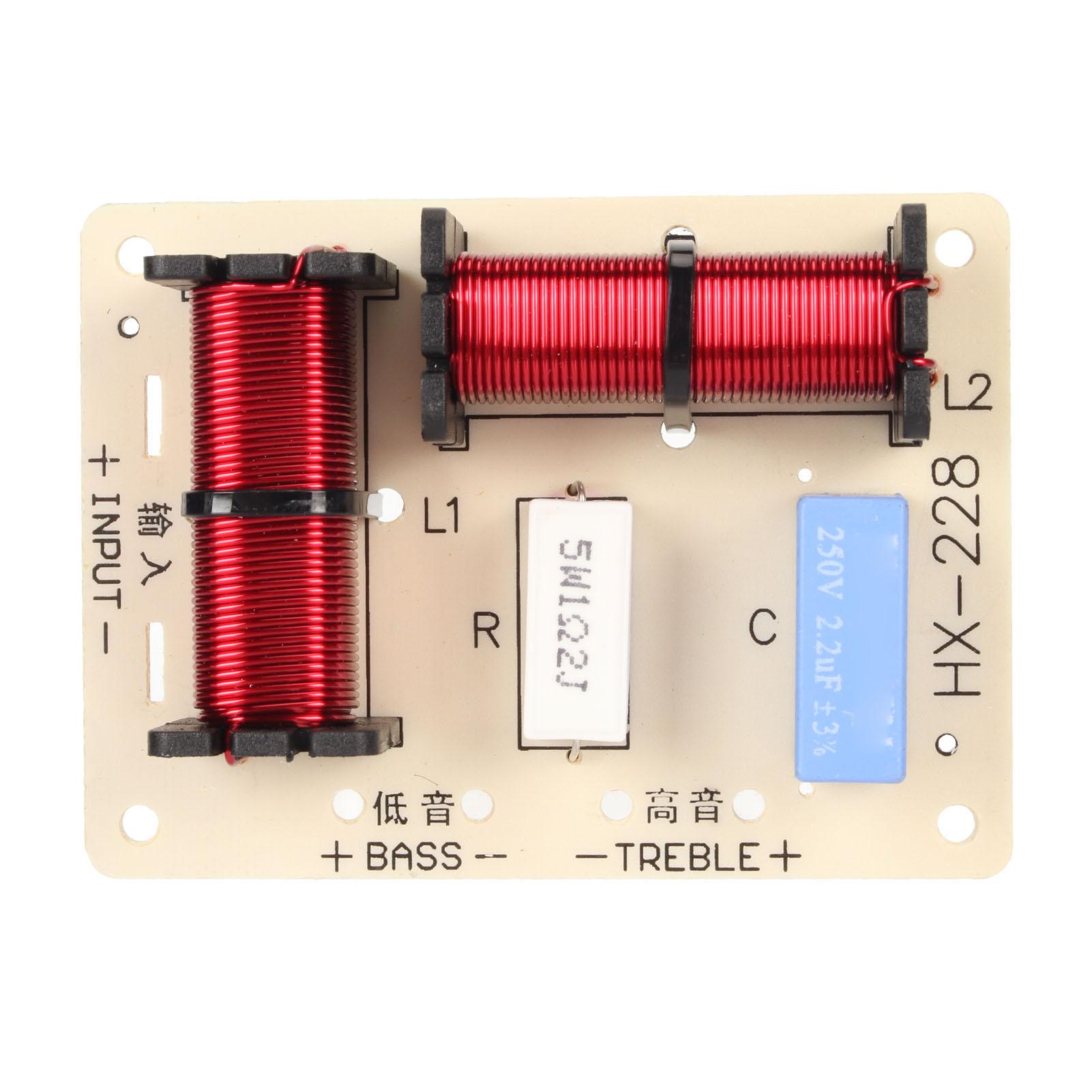 

2-смуговий модуль частотного роздільника для динаміків ВЧ НЧ HiFi аудіо Кросовер Фільтр Плата розподільника