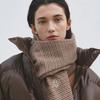 NICOLE MILD CHECK MUFFLER_BROWN