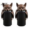 Funny Desktop Ornament 3D Printed Bat Can Holder, Cartoon Vampire Cat Stand Soda Holder for Standard Cans, Halloween Decor, Novelty Party Gift Drink
