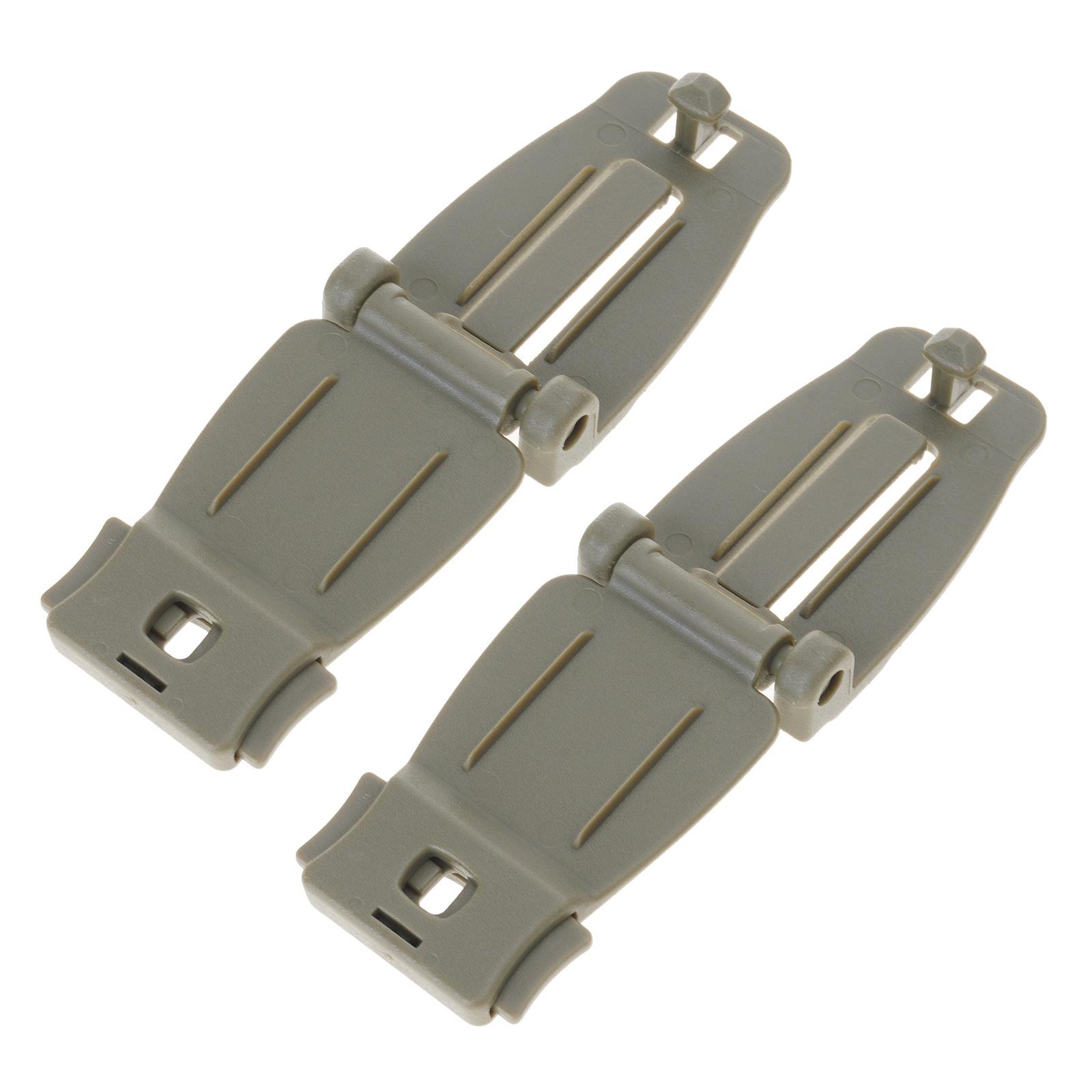 

2 шт. багатоцільовий тактичний рюкзак із затискачем для ременя рюкзака із пряжкою Dominator, затискач для керування ременем рюкзака різнокольоровий