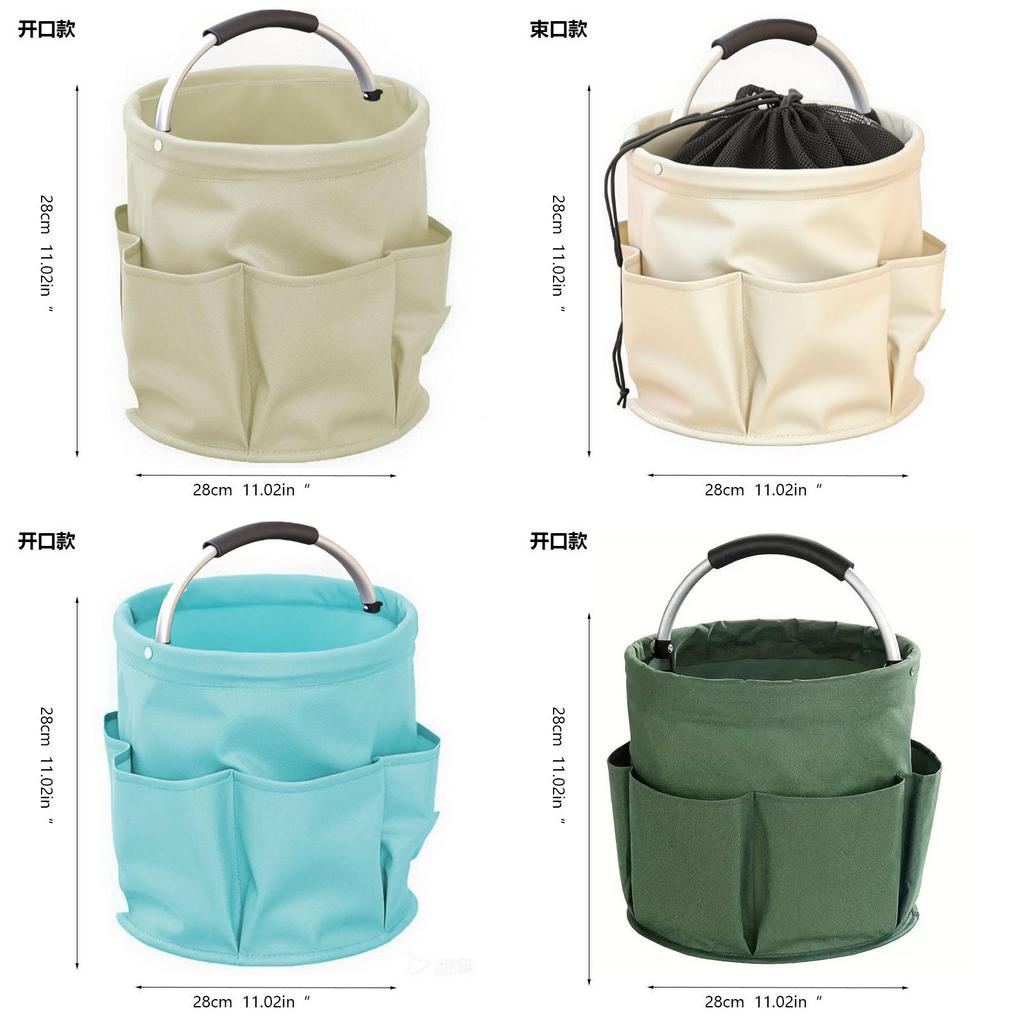 Oxford Cloth Collapsible Camping Basket With Multifunctional Storage For Outdoor Picnic And Home Organization