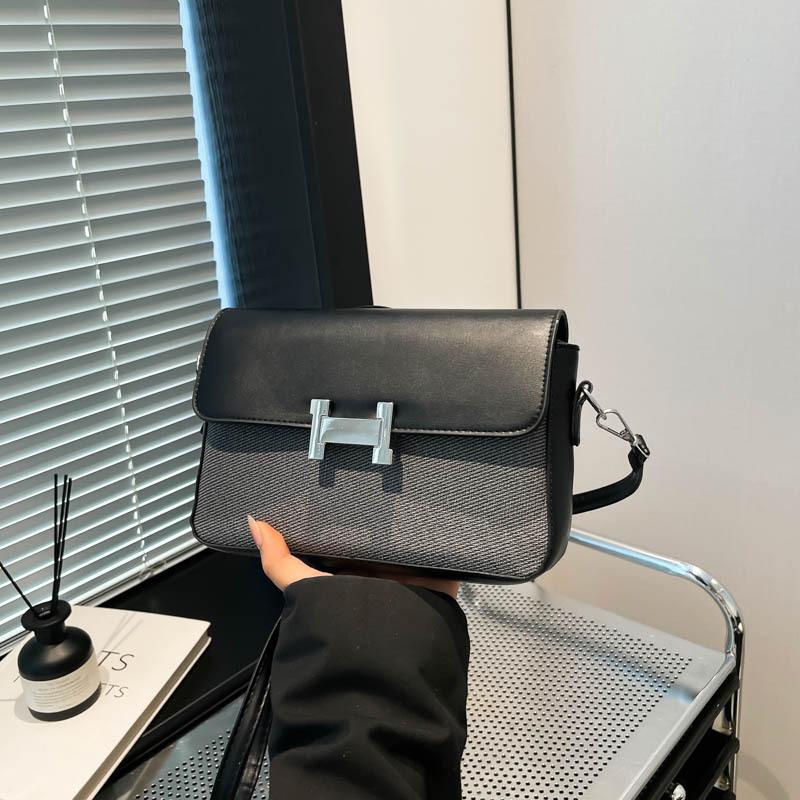 

Красивая личность мода весна новая ретро сумка-подмышка маленькая квадратная сумка сумка через плечо для поездок на работу сумка-мессенджер женская чёрный