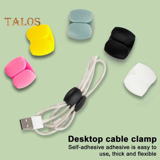 10/20Pcs Cable Organizer Clip Earphone Charging Date Power Cord Management Storage Buckle Portable Travel Home Desk Wire Holder Keeper