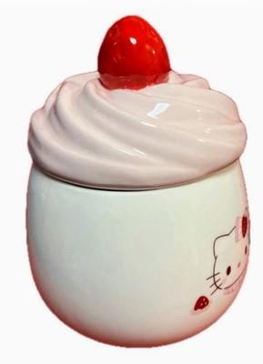 Roztomilý Sanrio Japonsko Hello Kitty jahodový šlehaný dort hrnek Od