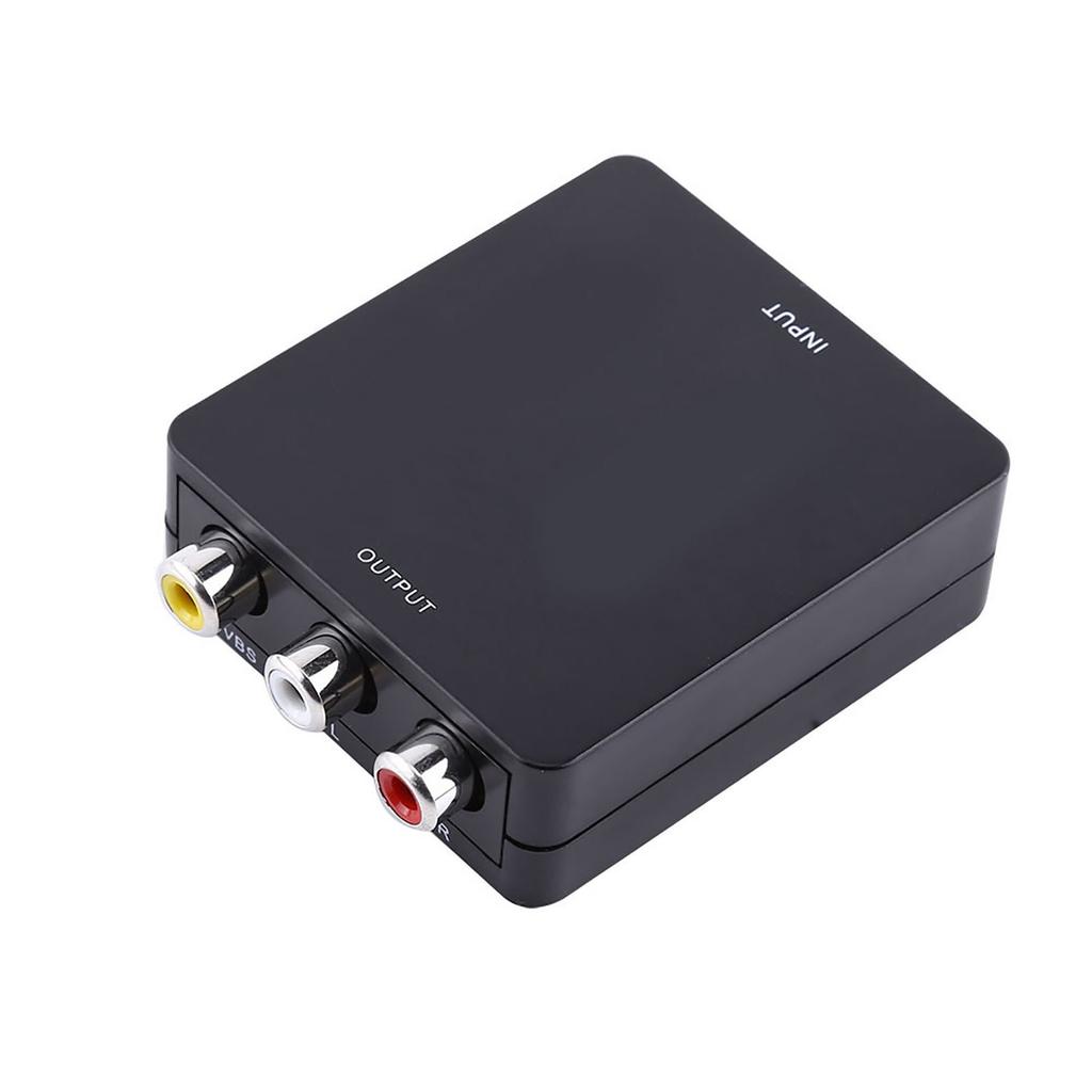 Digital HD Input to   Composite Video   AV CVBS Adapter Converter 720p/1080p Black