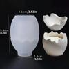 1 Set Egg Shape Candle Jar Silicone Molds Storage Box with Lid Epoxy Resin Mould Egg Candle Cup Decoration Gypsum Dripping Mold