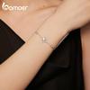 Bamoer D Color VVS1 EX 0.5CT Moissanite Bracelet for Women Valentine's Day Gift 925 Sterling Silver Shining Fine Jewelry