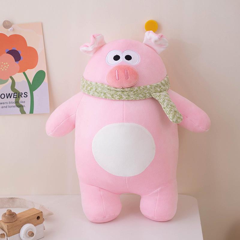 Cute Animal Plush Pillow for Home Decor & Car Support