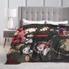G-Gerard Way MCR  Blanket  Travel Flannel Throw Blanket For Couch Chair Sofa Bed Soft Custom Quality Bedspread Gift