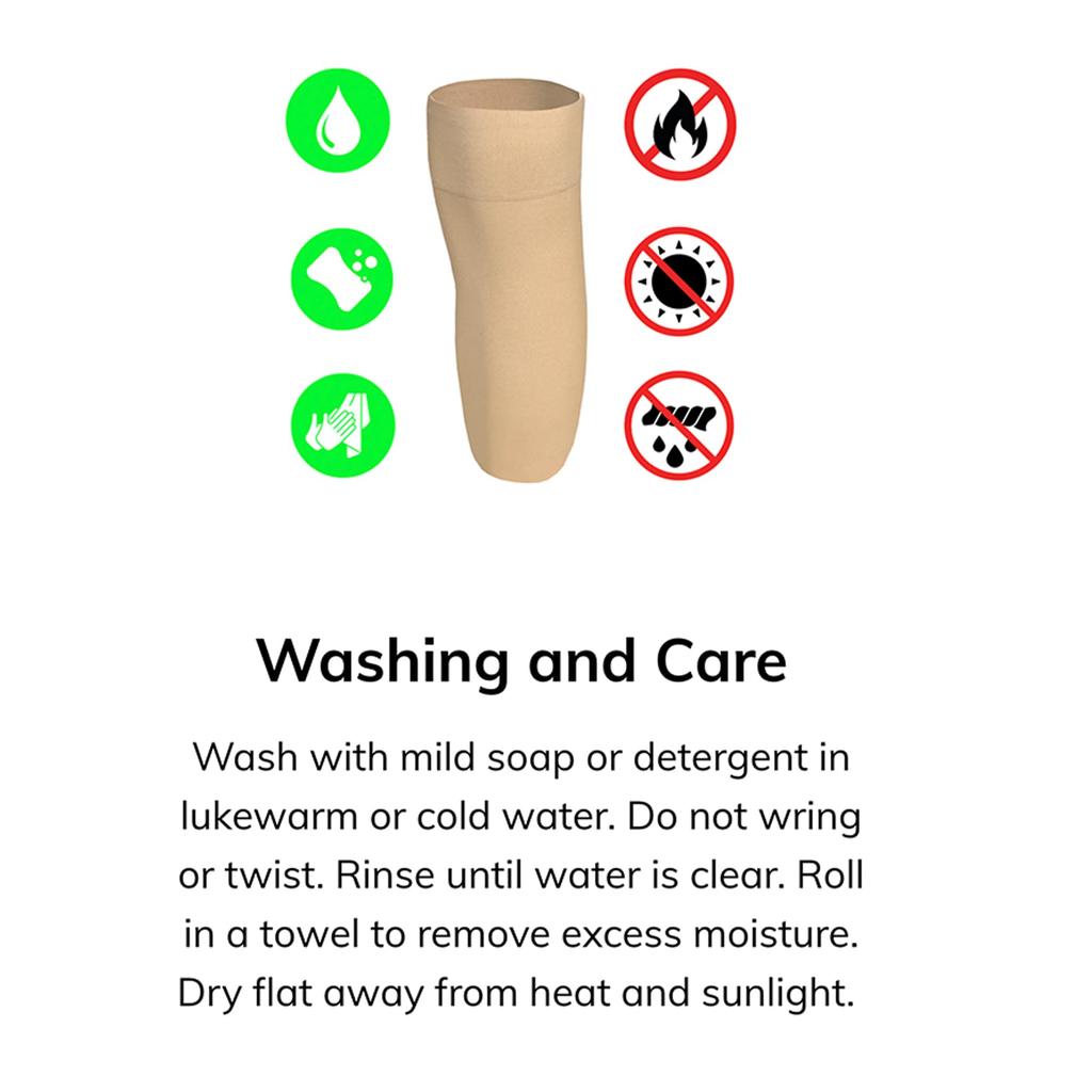 Stump Limb and Ventilation for Amputee Large Inch Truform-OTC Below-the-Knee Compression, Compression, Care, Beige, (16-20 Calf)