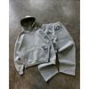 Trendy High Street Retro Casual Streetwear Men's Sports Suit Y2K Harajuku Print Hoodie Men Hip-hop Loose Sweatpants