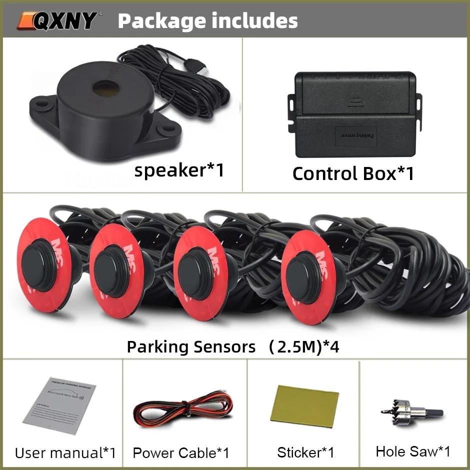 16.5mm Parking Sensors Backup Radar Plane 4 Reverse Aid Parktronic for Bumper Adjustable Depth  To Assist Bumper Distance System