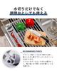 Foldable Dish Drainer 42 X 32 Cm Compact Rack with Tray for Small Dish Drainer Dish Kitchen Sink Gray zzz6tFgray1c [TrendMarche] [Silicone Roll-up