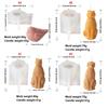Candle Making Silicone Moulds Crafting Moulds Animal Shape Soap Moulds Silicone Texture Ornament Moulds for Hand-Making
