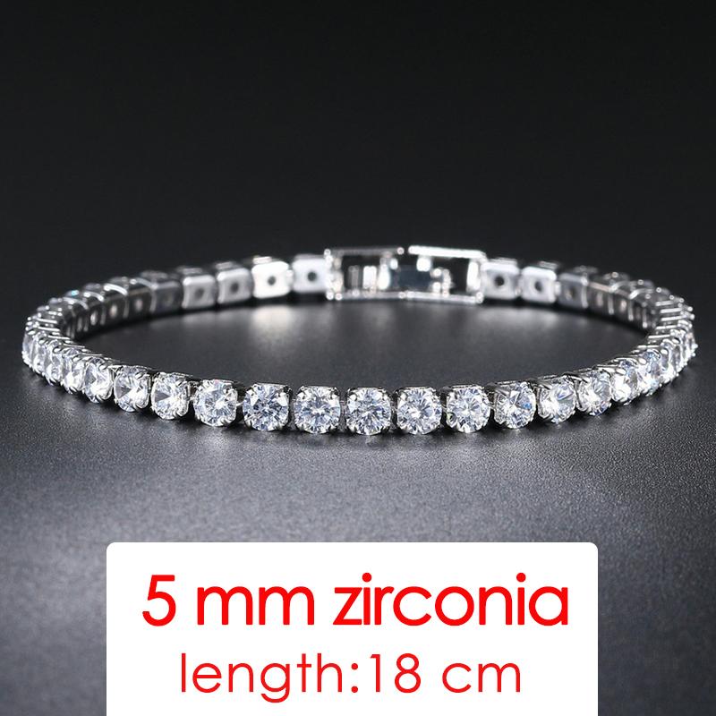 ZHOUYANG Tennis Bracelet For Women Luxury Colorful Optional 2.5mm CZ Crystal Rose Gold Color Gift Fashion Jewelry KC128