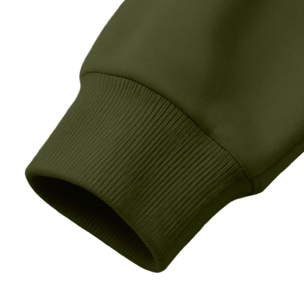Men's Zip Up Hoodie Color Long Sleeve with Pocket Casual
