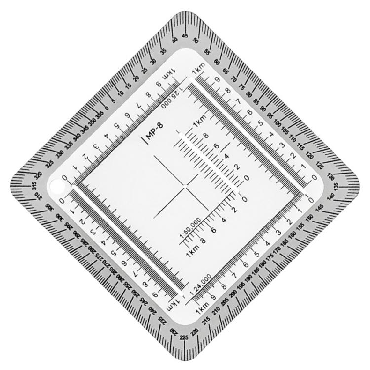 -Geographic Coordinate Ruler Accurate for PolttingUtm, Usng, MgrsCoordinates