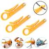 3pcs Mini Portable Wire Stripper Knife Crimping Tool Cable Stripper Knife Cable Tools