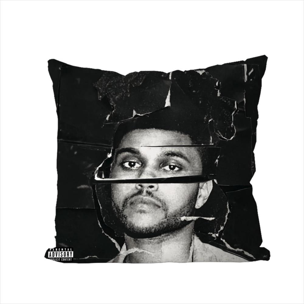 Federa Cuscino Singer The Weeknd Per Auto Divano Decorativa Casa Stampa Double-sided Peluche Quadrato Cuscino Decorativo Copricuscino