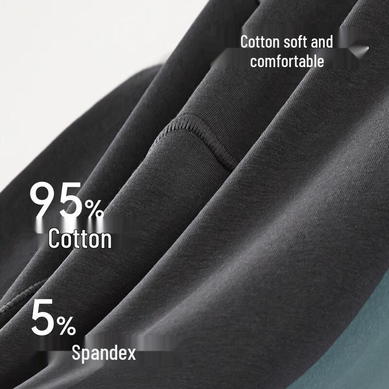 Lee Men's 10A Antibacterial Seamless Cotton Boxer Briefs