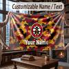 Coperta Plaid in Flanella con Nome Personalizzato Modello Calcio Brentford Calda Decorazione per la Casa