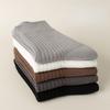 Men's and Women's Pure Cotton Socks Solid Color Medium Tube Socks Autumn and Winter