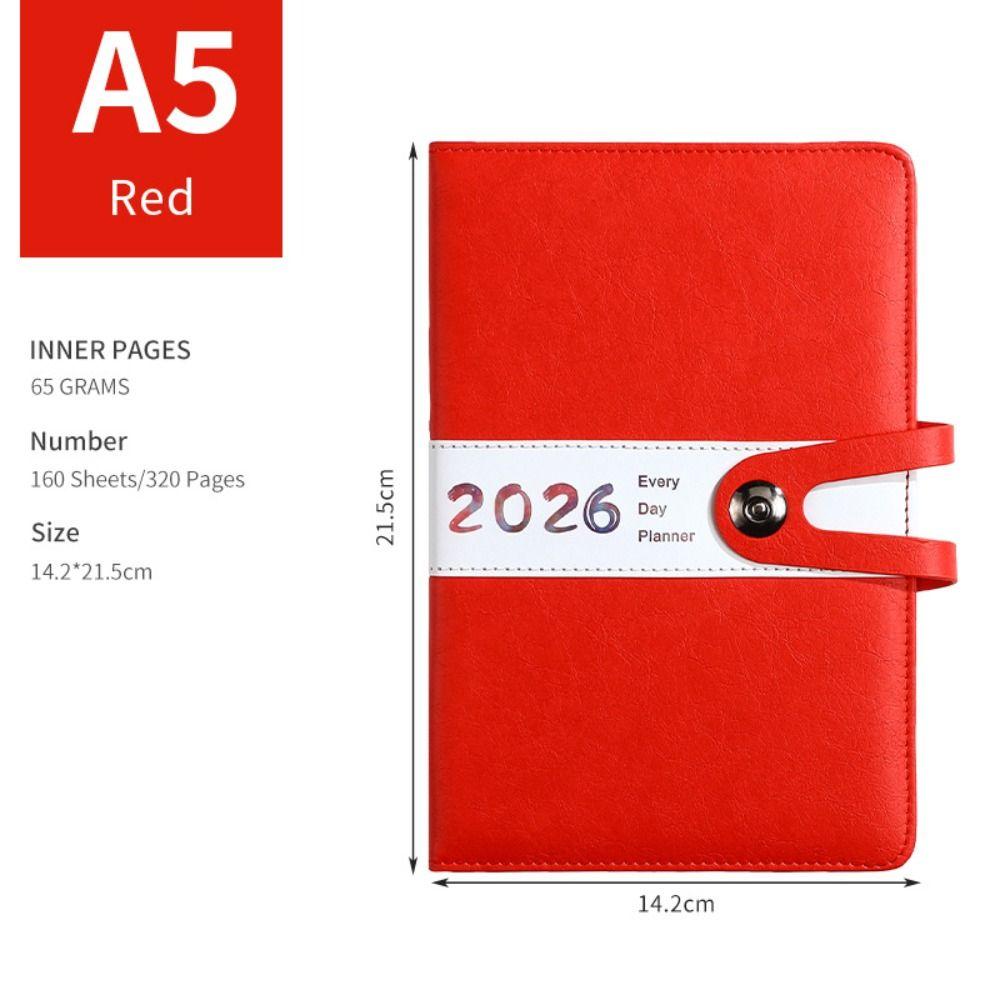 English 2026 Schedule Planner Notepad Wear-resistant To-do List Notebook  Business
