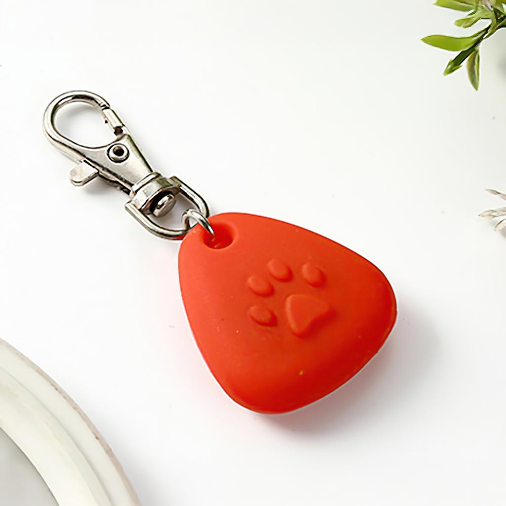 LED Silicone Triangle Pendant Light for Pets Anti-Lost Dog Tag Night Glowing Collar Accessory Backpack Light