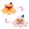 Reversible Octopus Plushie Toy Animal Stuffed Doll Birthday Gift For Kids